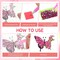 15 Pcs Butterfly Diamond Painting Keychain Kits Colorful Spring Butterfly Diamond Art Keychain Summer DIY Ornaments for Adults Purse Backpack Handbag Decor